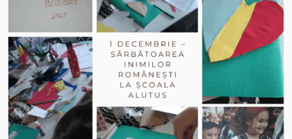 În cadrul lecției speciale de weekend din 30 noiembrie, copiii Școlii ALUTUS au sărbătorit Ziua Națională a României cu emoție, culoare și mândrie românească. Activitatea intitulată „1 Decembrie – Sărbătoarea Inimilor Românești” a adus împreună tradiție, istorie și creativitate într-o atmosferă caldă, plină de zâmbete și entuziasm.