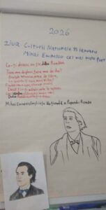 15 Ianuarie la Școala de weekend ALUTUS – Ziua Culturii Naționale și ziua lui Mihai Eminescu